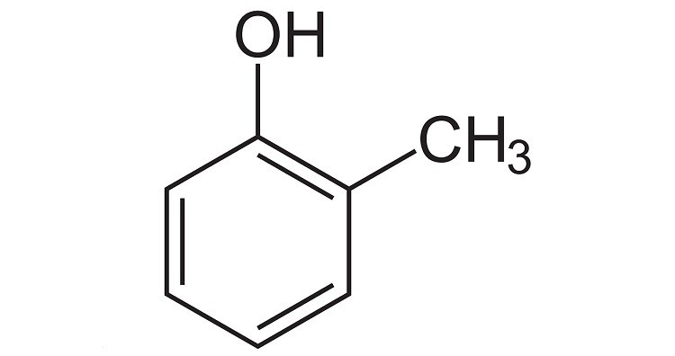 Cấu trúc phân tử của o-cresol